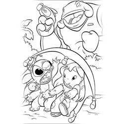 Coloriage Lilo et Stitch (Films d'Animation) #187510 à imprimer et colorier