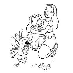 Coloriage Lilo et Stitch (Films d'Animation) #187517 à imprimer et colorier