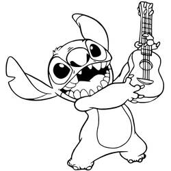 Coloriage Lilo et Stitch (Films d'Animation) #187521 à imprimer et colorier