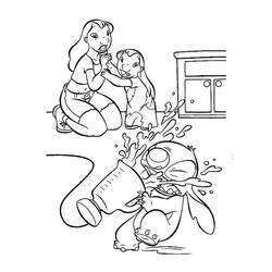 Coloriage Lilo et Stitch (Films d'Animation) #187523 à imprimer et colorier