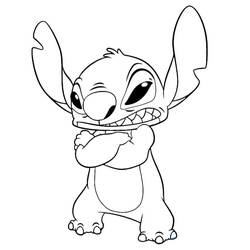 Coloriage Lilo et Stitch (Films d'Animation) #187524 à imprimer et colorier