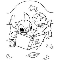 Coloriage Lilo et Stitch (Films d'Animation) #187537 à imprimer et colorier
