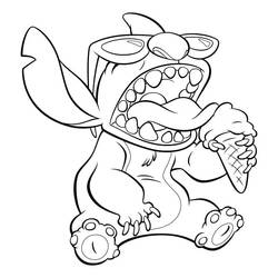 Coloriage Lilo et Stitch (Films d'Animation) #187538 à imprimer et colorier