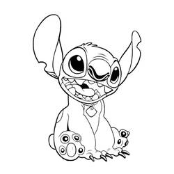 Coloriage Lilo et Stitch (Films d'Animation) #187539 à imprimer et colorier