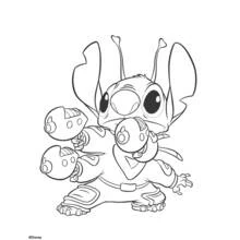 Dessin à colorier: Lilo et Stitch (Films d'Animation) #44820 - Coloriages à Imprimer Gratuits