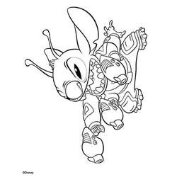 Dessin à colorier: Lilo et Stitch (Films d'Animation) #44836 - Coloriages à Imprimer Gratuits
