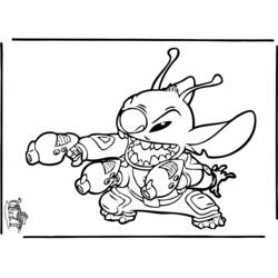 Dessin à colorier: Lilo et Stitch (Films d'Animation) #44856 - Coloriages à Imprimer Gratuits
