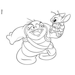 Coloriage Lilo et Stitch (Films d'Animation) #44890 à imprimer et colorier