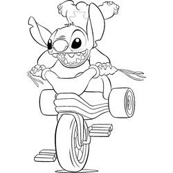 Dessin à colorier: Lilo et Stitch (Films d'Animation) #44894 - Coloriages à Imprimer Gratuits