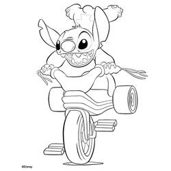 Dessin à colorier: Lilo et Stitch (Films d'Animation) #44898 - Coloriages à Imprimer Gratuits