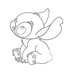 Dessin à colorier: Lilo et Stitch (Films d'Animation) #44914 - Coloriages à Imprimer Gratuits