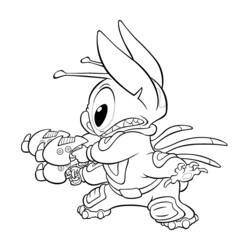 Coloriage Lilo et Stitch (Films d'Animation) #44926 à imprimer et colorier