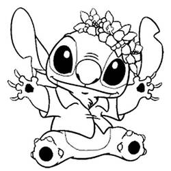 Dessin à colorier: Lilo et Stitch (Films d'Animation) #44934 - Coloriages à Imprimer Gratuits