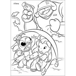 Dessin à colorier: Lilo et Stitch (Films d'Animation) #44935 - Coloriages à Imprimer Gratuits