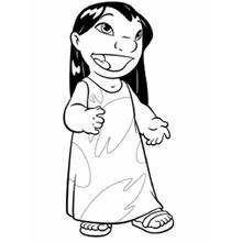 Coloriage Lilo et Stitch (Films d'Animation) #44945 à imprimer et colorier