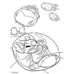 Dessin à colorier: Lilo et Stitch (Films d'Animation) #44954 - Coloriages à Imprimer Gratuits