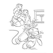 Coloriage Lilo et Stitch (Films d'Animation) #44982 à imprimer et colorier