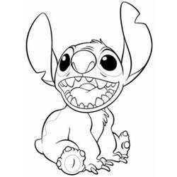 Dessin à colorier: Lilo et Stitch (Films d'Animation) #45011 - Coloriages à Imprimer Gratuits