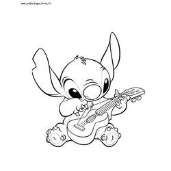 Dessin à colorier: Lilo et Stitch (Films d'Animation) #45018 - Coloriages à Imprimer Gratuits
