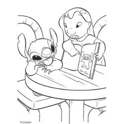 Dessin à colorier: Lilo et Stitch (Films d'Animation) #45033 - Coloriages à Imprimer Gratuits