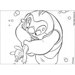 Dessin à colorier: Lilo et Stitch (Films d'Animation) #45061 - Coloriages à Imprimer Gratuits