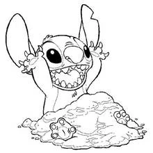 Dessin à colorier: Lilo et Stitch (Films d'Animation) #45062 - Coloriages à Imprimer Gratuits