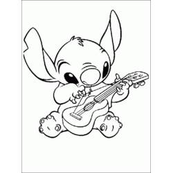 Dessin à colorier: Lilo et Stitch (Films d'Animation) #45067 - Coloriages à Imprimer Gratuits