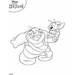 Dessin à colorier: Lilo & Stitch (Films d'animation) #44835 - Coloriages à Imprimer Gratuits