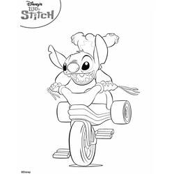 Dessin à colorier: Lilo & Stitch (Films d'animation) #44847 - Coloriages à Imprimer Gratuits