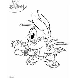 Dessin à colorier: Lilo & Stitch (Films d'animation) #44849 - Coloriages à Imprimer Gratuits