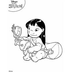 Dessin à colorier: Lilo & Stitch (Films d'animation) #44860 - Coloriages à Imprimer Gratuits