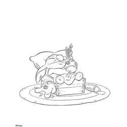 Dessin à colorier: Lilo & Stitch (Films d'animation) #44879 - Coloriages à Imprimer Gratuits