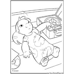 Dessin à colorier: Lilo & Stitch (Films d'animation) #44883 - Coloriages à Imprimer Gratuits