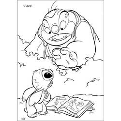 Dessin à colorier: Lilo & Stitch (Films d'animation) #44925 - Coloriages à Imprimer Gratuits