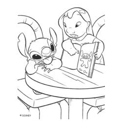 Dessin à colorier: Lilo & Stitch (Films d'animation) #44995 - Coloriages à Imprimer Gratuits