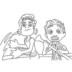 Dessin à colorier: Luca (Films d'Animation) #196772 - Coloriages à Imprimer Gratuits