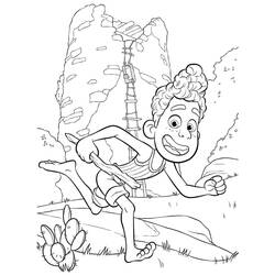 Dessin à colorier: Luca (Films d'Animation) #196774 - Coloriages à Imprimer Gratuits