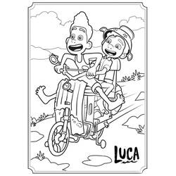 Dessin à colorier: Luca (Films d'Animation) #196775 - Coloriages à Imprimer Gratuits
