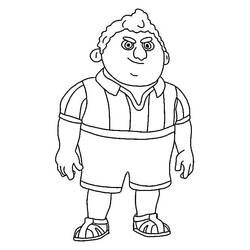 Dessin à colorier: Luca (Films d'Animation) #196780 - Coloriages à Imprimer Gratuits