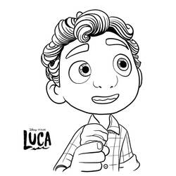 Dessin à colorier: Luca (Films d'Animation) #196784 - Coloriages à Imprimer Gratuits