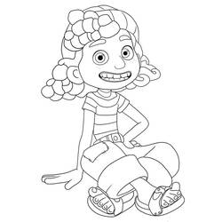 Dessin à colorier: Luca (Films d'Animation) #196793 - Coloriages à Imprimer Gratuits
