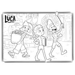 Dessin à colorier: Luca (Films d'Animation) #196796 - Coloriages à Imprimer Gratuits