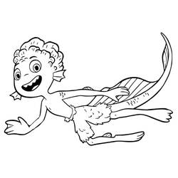 Dessin à colorier: Luca (Films d'Animation) #196800 - Coloriages à Imprimer Gratuits