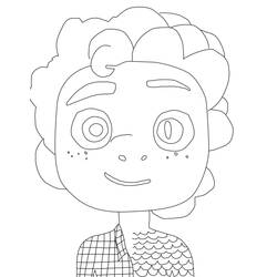 Dessin à colorier: Luca (Films d'Animation) #196801 - Coloriages à Imprimer Gratuits