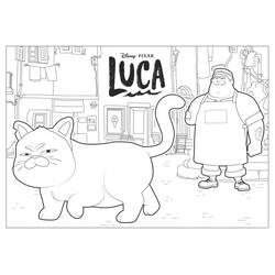 Dessin à colorier: Luca (Films d'Animation) #196804 - Coloriages à Imprimer Gratuits