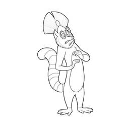 Dessin à colorier: Madagascar (Dessin Animé) (Films d'Animation) #209790 - Coloriages à Imprimer Gratuits