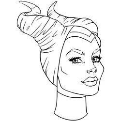 Dessin à colorier: Maléfique (Disney) (Films d'Animation) #208940 - Coloriages à Imprimer Gratuits