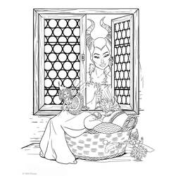 Dessin à colorier: Maléfique (Disney) (Films d'Animation) #208951 - Coloriages à Imprimer Gratuits