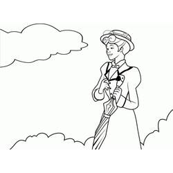 Dessin à colorier: Mary Poppins (Films d'Animation) #204799 - Coloriages à Imprimer Gratuits