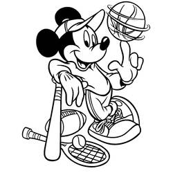 Dessin à colorier: Mickey (Films d'animation) #170101 - Coloriages à Imprimer Gratuits